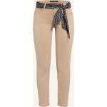 Sandfarbene Marc O'Polo Nachhaltige Slim Fit Jeans aus Denim für Damen Größe S 