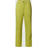 Apfelgrüne Unifarbene Marc O'Polo Stoffhosen aus Baumwolle für Damen Größe M 