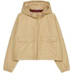 Beige Gesteppte Marc O'Polo Mini Nachhaltige Kurzjacken & Cropped-Jackets mit Kapuze für Damen Größe M für den für den Frühling 