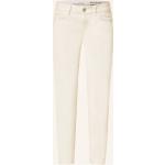 Cremefarbene Marc O'Polo Nachhaltige Slim Fit Jeans aus Baumwolle für Damen Größe XS 