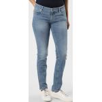 Blaue Unifarbene Marc O'Polo Nachhaltige Slim Fit Jeans aus Denim für Damen Größe XS Weite 29, Länge 30 