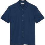 Blaue Kurzärmelige Marc O'Polo Nachhaltige Blusenshirts & Schlusen für Damen Größe XS 