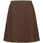 Braune Marc O'Polo Mini Nachhaltige Wollröcke aus Wolle für Damen Größe XS 