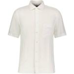 Reduzierte Weiße Unifarbene Casual Marc O'Polo Nachhaltige Kentkragen Hemden mit Kent-Kragen aus Leinen für Herren Größe XXL für den für den Frühling 