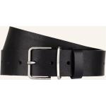 Schwarze Marc O'Polo Nachhaltige Ledergürtel aus Leder für Damen Größe XL Länge 100 