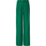 Grüne Loose Fit Marc O'Polo Nachhaltige Leinenhosen mit Reißverschluss aus Leinen für Damen Größe S 
