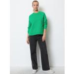 Grüne Streetwear Marc O'Polo Nachhaltige Rundhals-Ausschnitt Damensweatshirts Größe XXS 