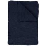 Indigofarbene Marc O'Polo Nachhaltige Decken aus Baumwolle 130x170 