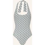 Beige Marc O'Polo Nachhaltige U-Ausschnitt Neckholder Badeanzüge aus Polyamid ohne Bügel für Damen Größe S 