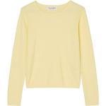 Gelbe Unifarbene Langärmelige Marc O'Polo Bio Nachhaltige Wintermode für Damen Größe M für den für den Herbst 