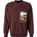 Reduzierte Rote Unifarbene Marc O'Polo Bio Nachhaltige Herrensweatshirts aus Baumwolle Größe XXL für den für den Herbst 