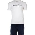 Bunte Unifarbene Marc O'Polo Nachhaltige Herrenschlafanzüge & Herrenpyjamas aus Jersey Größe XXL 2-teilig 