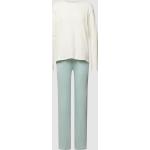 Hellblaue Marc O'Polo Nachhaltige Damenschlafanzüge & Damenpyjamas aus Baumwolle Größe XS 