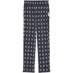 Reduzierte Blaue Blumenmuster Marc O'Polo Nachhaltige Pyjamahosen aus Baumwolle für Damen Größe XS 