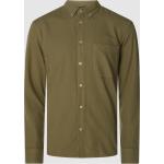 Olivgrüne Marc O'Polo Nachhaltige Button Down Kragen Regular Fit Hemden aus Baumwollmischung für Herren Größe XXL 