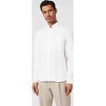 Weiße Unifarbene Marc O'Polo Nachhaltige Kentkragen Hemden mit Kent-Kragen aus Leinen für Herren Größe XXL 