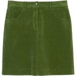 Grüne Marc O'Polo Mini Nachhaltige Taft-Röcke mit Reißverschluss aus Taft für Damen Größe M 