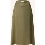 Olivgrüne Marc O'Polo Nachhaltige Slip Skirts & Satinröcke mit Reißverschluss aus Viskose für Damen Größe M 