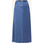 Dunkelblaue Marc O'Polo Nachhaltige Slip Skirts & Satinröcke mit Reißverschluss aus Viskose für Damen Größe S 