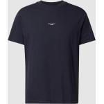Blaue Marc O'Polo Bio Nachhaltige T-Shirts für Herren Größe S 