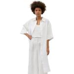 Weiße Casual Marc O'Polo Nachhaltige Sommerkleider aus Leinen für Damen 