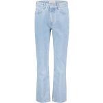Hellblaue Marc O'Polo Nachhaltige Stonewashed Jeans mit Reißverschluss aus Denim für Damen Größe XS Weite 29, Länge 32 