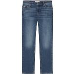 Reduzierte Blaue Marc O'Polo Alby Bio Nachhaltige Straight Leg Jeans aus Baumwolle für Damen Größe XS Weite 27, Länge 32 
