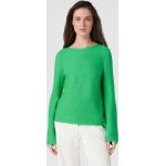 Grüne Unifarbene Marc O'Polo Nachhaltige Strickpullover aus Baumwolle für Damen Größe M 