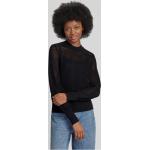 Schwarze Unifarbene Marc O'Polo Nachhaltige Strickpullover aus Baumwolle für Damen Größe M 
