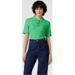 Grüne Halblangärmelige Marc O'Polo Nachhaltige Strickshirts aus Baumwolle für Damen Größe XS 