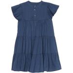 Blaue Marc O'Polo Nachhaltige Kindersweatkleider mit Volants aus Baumwolle Größe 122 