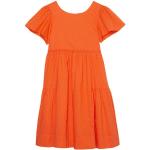 Orange Unifarbene Marc O'Polo Nachhaltige Kindersweatkleider aus Baumwolle Größe 176 für den für den Sommer 