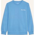 Hellblaue Marc O'Polo Bio Nachhaltige Herrensweatshirts aus Baumwolle 