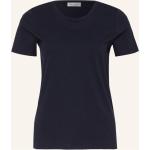 Dunkelblaue Marc O'Polo Bio Nachhaltige T-Shirts aus Baumwolle für Damen Größe S 