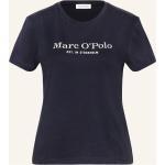 Dunkelblaue Marc O'Polo Nachhaltige T-Shirts aus Baumwolle für Damen Größe XS 