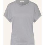 Graue Marc O'Polo Nachhaltige T-Shirts aus Baumwollmischung für Damen Größe S 