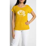 Reduzierte Gelbe Unifarbene Marc O'Polo T-Shirts aus Jersey für Damen Größe M 