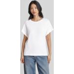 Weiße Marc O'Polo Nachhaltige T-Shirts aus Baumwollmischung für Damen Größe M 