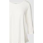 Reduzierte Offwhitefarbene Unifarbene Langärmelige Marc O'Polo Nachhaltige T-Shirts aus Viskose für Damen Größe XL 