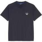 Marineblaue Marc O'Polo Nachhaltige Rundhals-Ausschnitt T-Shirts für Herren Größe M 