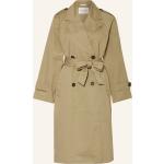 Hellgrüne Marc O'Polo Nachhaltige Trenchcoats aus Baumwolle für Damen Größe XS 