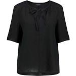 Dunkelblaue Marc O'Polo Pure Nachhaltige Tunika-Blusen aus Leinen für Damen Größe S 