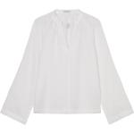 Weiße Marc O'Polo Nachhaltige Tunika-Blusen aus Leinen für Damen Größe M 