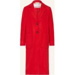 Reduzierte Rote Elegante Marc O'Polo Nachhaltige Blazermäntel aus Wolle für Damen Größe S 