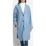 Reduzierte Blaue Unifarbene Marc O'Polo Nachhaltige Wollmäntel aus Wolle für Damen Größe L für den für den Herbst 