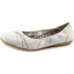 Marc Shoes Janine, Damen Geschlossene Ballerinas, Weiß (Kid Suede White 00742), 40 EU (6.5 UK)