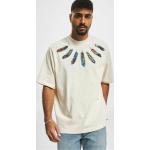 Marcelo Burlon Männer T-Shirt Collar Feathers Over in weiß L weiß