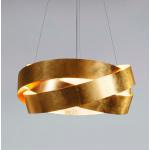 Goldene Moderne Marchetti LED-Pendelleuchten aus Metall 