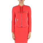 Rote Elegante Guess Marciano Damenmäntel mit Reißverschluss aus Polyester gepolstert Größe S für den für den Winter 