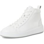 Weiße Marco Tozzi High Top Sneaker & Sneaker Boots mit Schnürsenkel in Schmalweite aus Leder für Herren Größe 43 